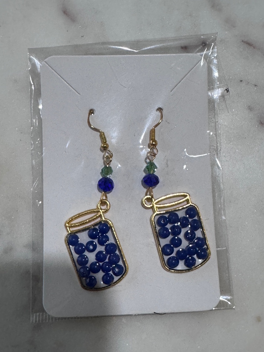 Blueberry earrings